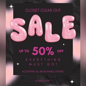 MOVING SALE